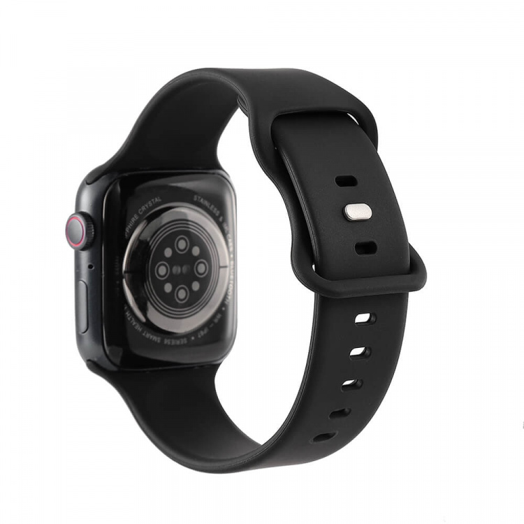 Gear Watch Band Silicone Apple Watch 42/44/45mm Black Gear Watch Band Silicone Apple Watch 42/44/45mm Black