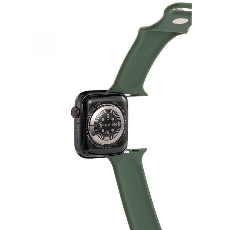 Gear Watch Band Silicone Apple Watch 42/44/45mm Olive Green Gear Watch Band Silicone Apple Watch 42/44/45mm Olive Green