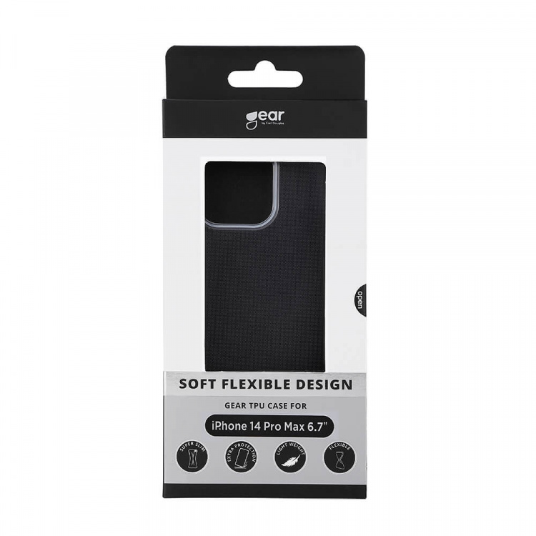 Gear Phone Case TPU Transparent - iPhone 14 Pro Max