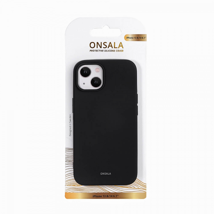 Onsala Phone Case Silicone Black - iPhone 13/14 Onsala Phone Case Silicone Black - iPhone 13/14