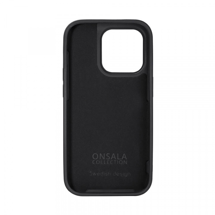 Onsala Phone Case Silicone Black - iPhone 14 Pro