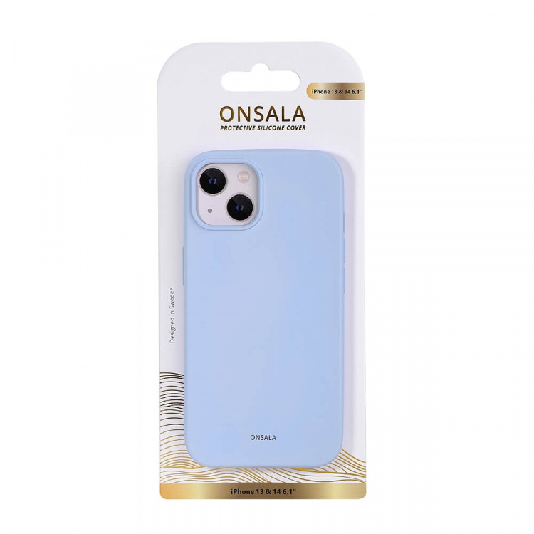 Onsala Phone Case Silicone Light Blue - iPhone 13/14