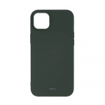 Onsala Phone Case Silicone Olive Green - iPhone 14 Plus