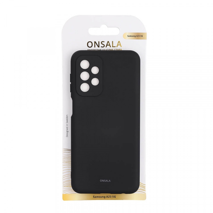 Onsala Phone Case Silicone Black - Samsung Galaxy A23 5G
