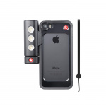 Manfrotto Mobile Phone Photo Set MKLKLY P5SB, Bumper und LED Licht, Bl