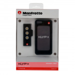 Manfrotto Mobile Phone Photo Set MKLKLY P5SB, Bumper und LED Licht, Bl