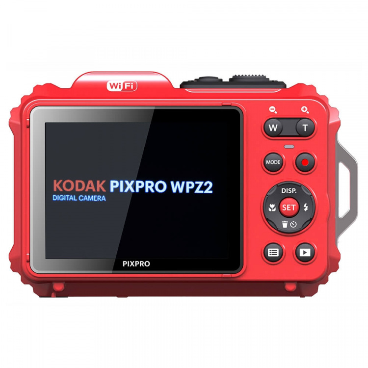 Kodak Digital Camera Pixpro WPZ2 5x WP 16MP Wifi Red