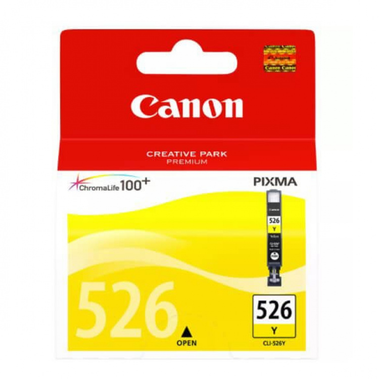 Canon Ink 4543B001 CLI-526 Yellow Canon Ink 4543B001 CLI-526 Yellow