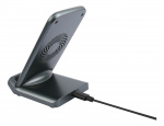 Essentials Qi Wireless charging stand 15W, USB-C cable 1m