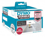 DYMO LW Durable barcode 19mm x 64mm, 900 etiketter, vit