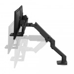 Ergotron HX Desk Dual Monitor Arm, Matte black