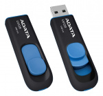 ADATA UV128 USB connector, 32GB, USB 3.0, black/blue