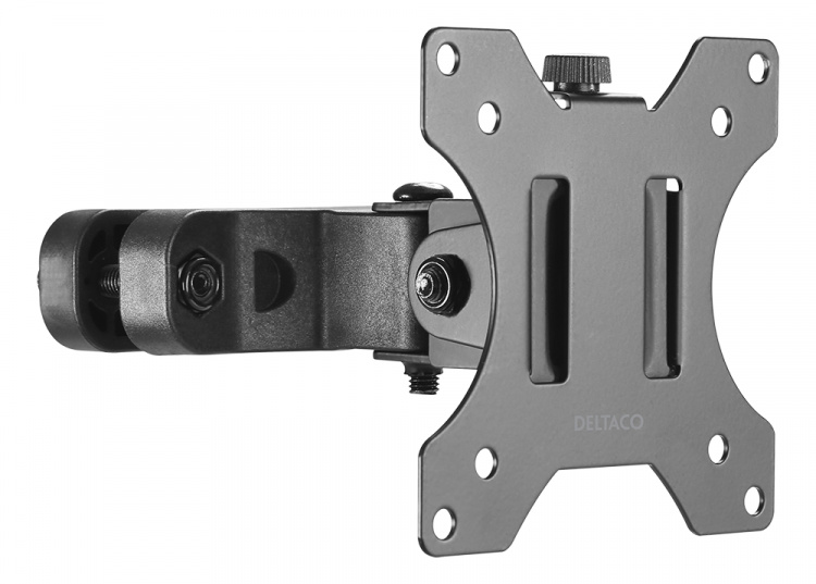 DELTACO Office Pivot pole mount monitor arm, black