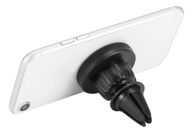 DELTACO magnetic adjustable car holder, air vent, for mobile, black