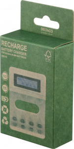 DELTACO Ultimate Ni-Mh USB charger for AA/AAA batteries