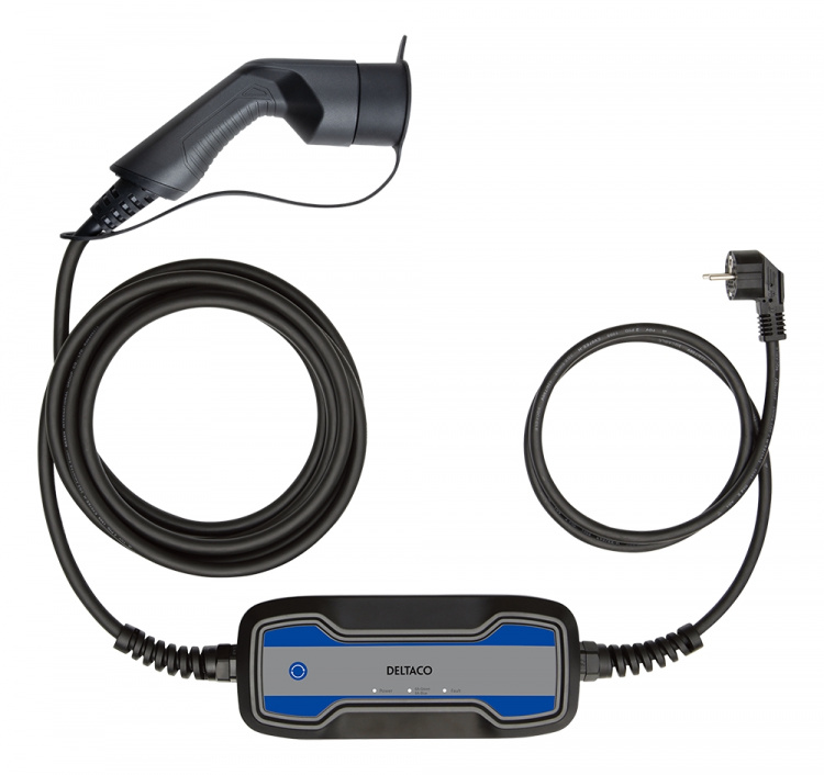 DELTACO E-Charge, cable Mode2, Schuko - type 2, 6-8A, 4+1.5M DELTACO E-Charge, cable Mode2, Schuko - type 2, 6-8A, 4+1.5M