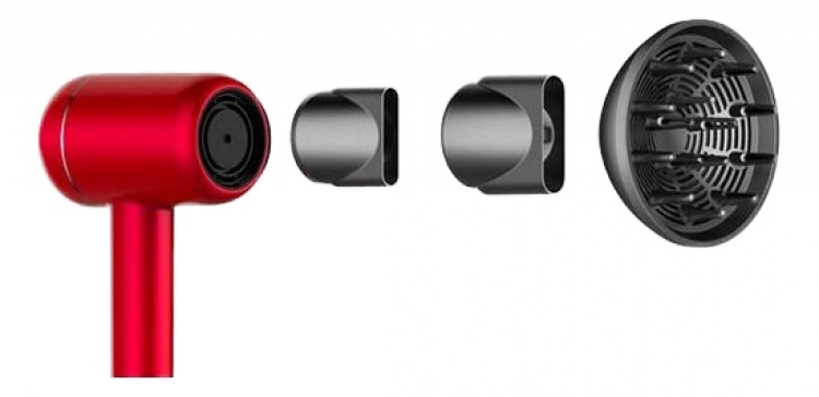 Jimmy Hair Dryer F6 1800 W, Ruby Red, Max Air Speed