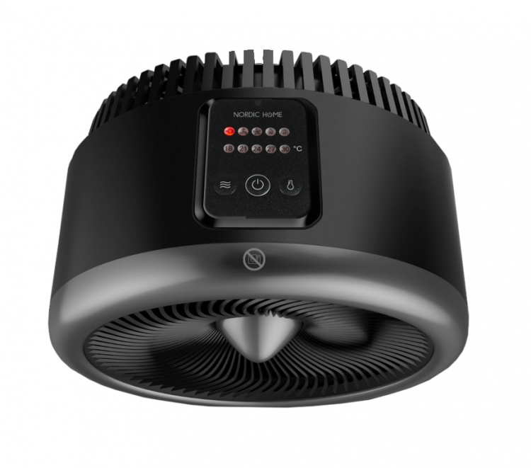 Fan Heater, heating and cooling,2000W, black