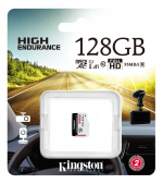 Kingston 128GB microSDXC Endurance 95R/45W C10 A1 UHS-I Card Only