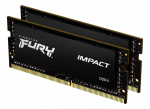 Kingston 64GB 3200MHz DDR4 CL20 SODIMM (Kit of 2) FURY Impact Kingston 64GB 3200MHz DDR4 CL20 SODIMM (Kit of 2) FURY Impact