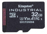 Kingston 32GB microSDHC Industrial C10 A1 pSLC Card w/o Adapter