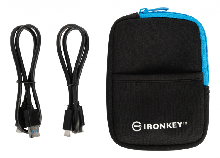 Kingston 960GB IronKey Vault Privacy 80 XTSAES 256-bit Encrypt Ext.SSD