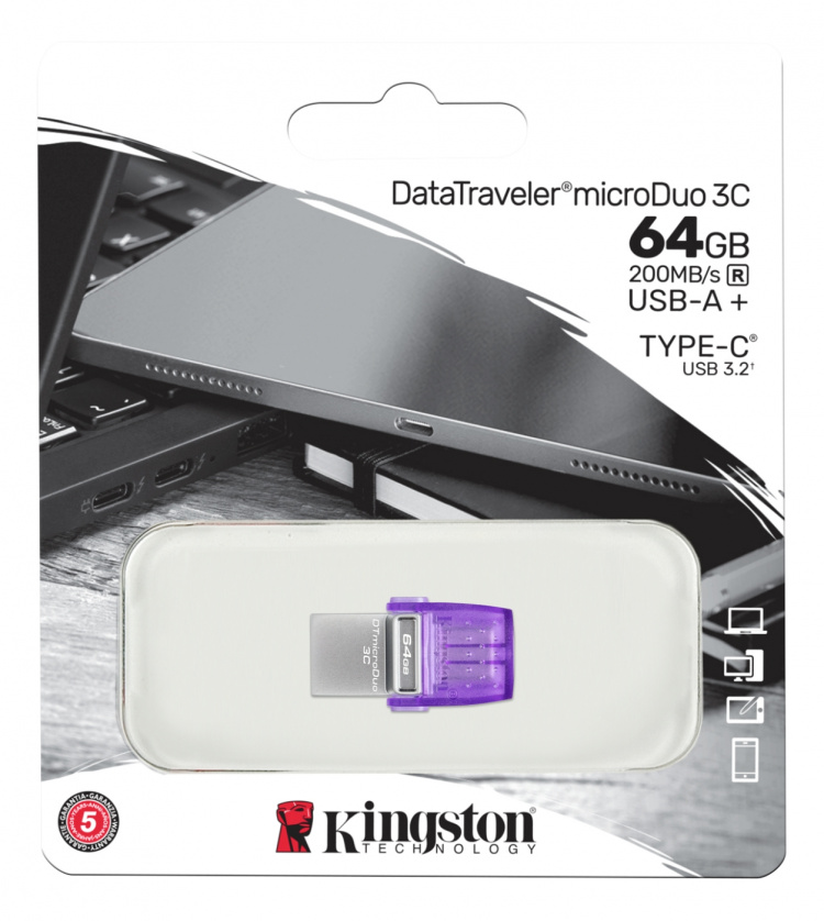 Kingston 64GB DataTraveler microDuo 3C Kingston 64GB DataTraveler microDuo 3C