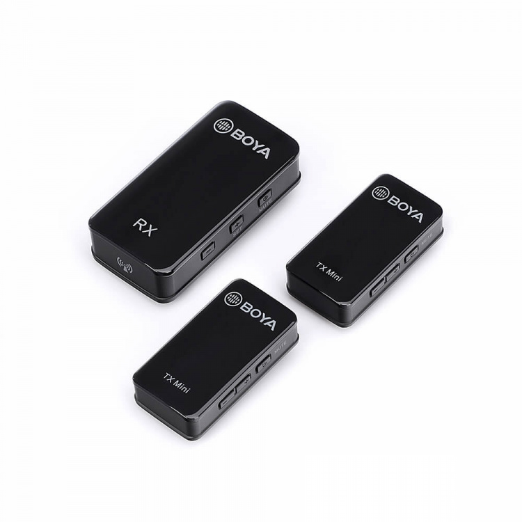 BOYA Wireless Microphone x2 BY-XM6-S2 Mini 3.5mm