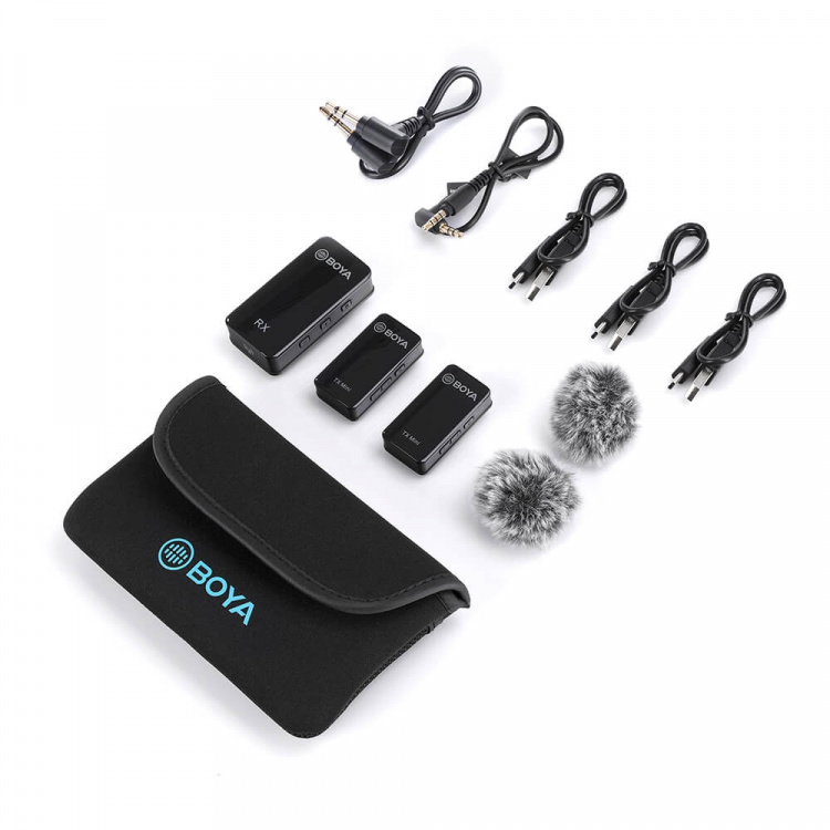 BOYA Wireless Microphone x2 BY-XM6-S2 Mini 3.5mm