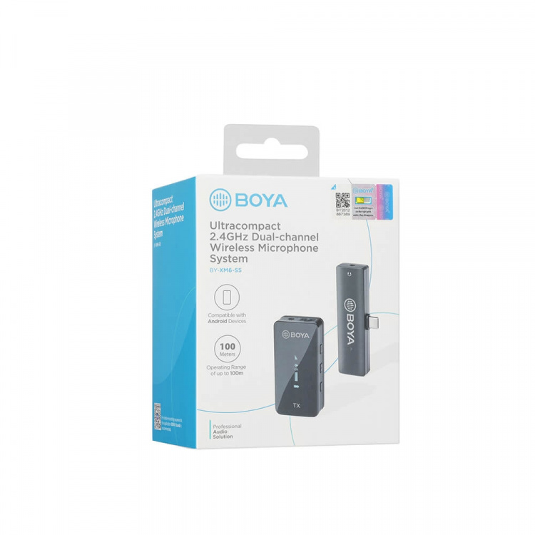 BOYA Wireless Microphone x1 BY-XM6-S5 USB-C