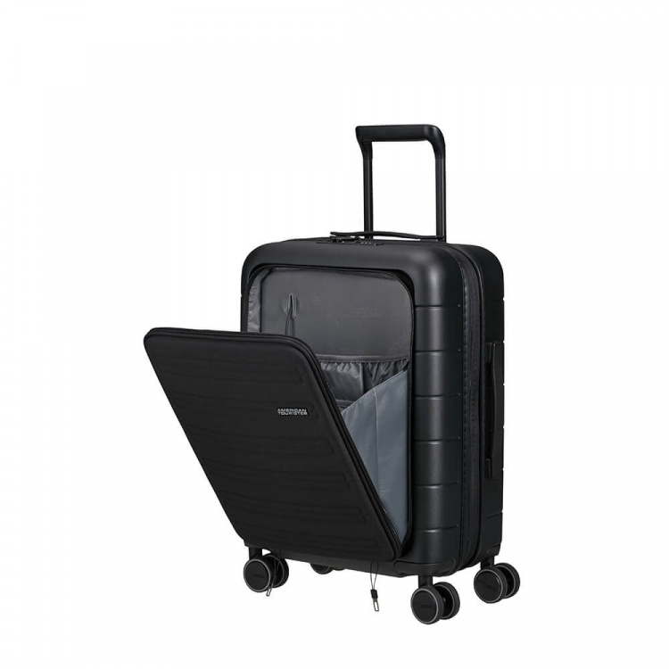 American Tourister Nova Stream Spinner 55/20 Expand Smart Black American Tourister Nova Stream Spinner 55/20 Expand Smart Black