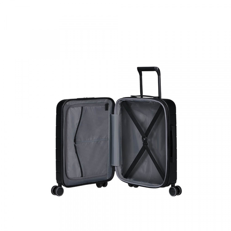 American Tourister Nova Stream Spinner 55/20 Expand Smart Black American Tourister Nova Stream Spinner 55/20 Expand Smart Black