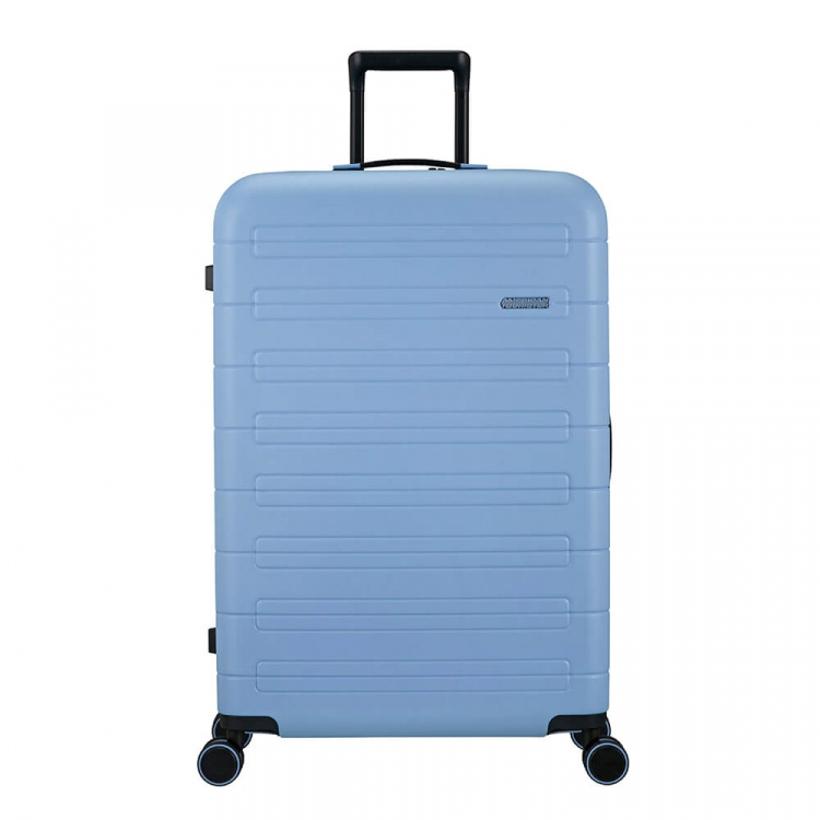 American Tourister Nova Stream Spinner 77/28 Expand Pastel Blue American Tourister Nova Stream Spinner 77/28 Expand Pastel Blue