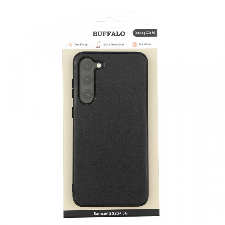 Buffalo Phone case PU Black - Samsung S23+ 5G