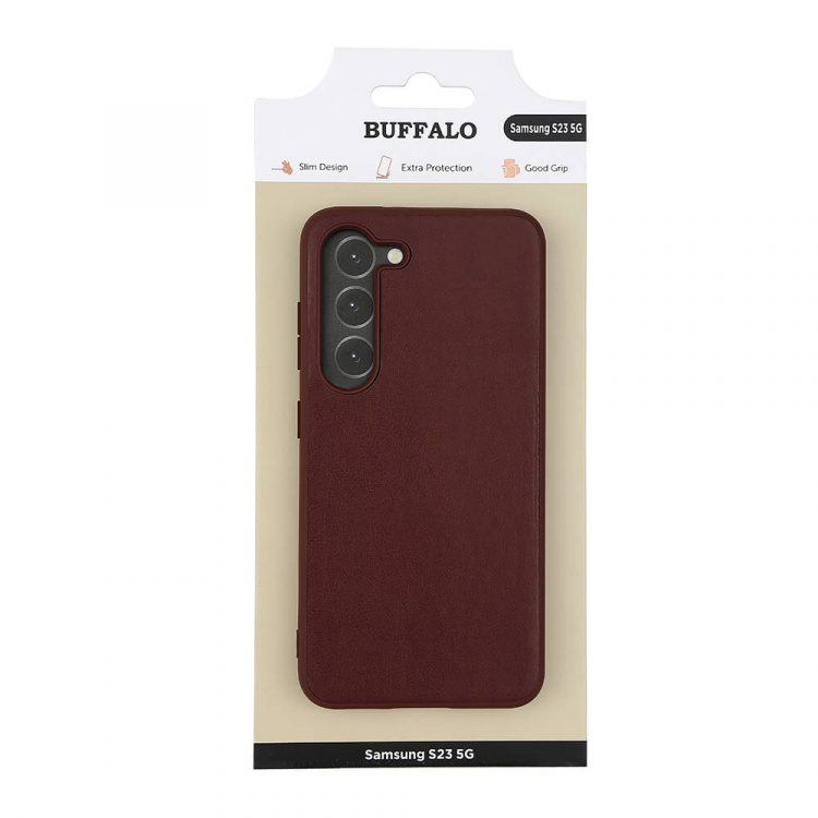 Buffalo Phone Case Brown - Samsung S23 5G