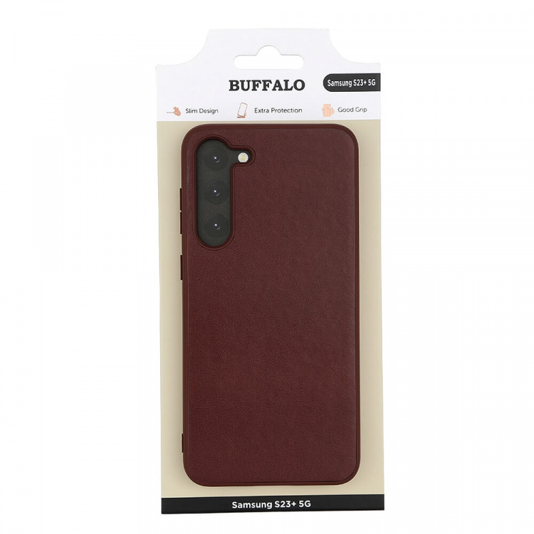 Buffalo Phone case PU Brown - Samsung S23+ 5G