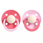 REBAEL Pacifier 2-Pack Size 1 Hot Pearly Flamingo / Rising Pearly Lobster