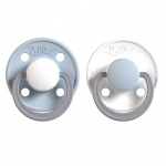 REBAEL Pacifier 2-Pack Size 2 Cold White Pony / Snowy Sky Pony
