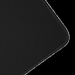 DELTACO GAMING DMP460 L Mousepad, 450x400x4mm, stitched edges, black