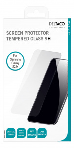 DELTACO screen protector, Samsung Galaxy S22+, 2.5D Full coverage