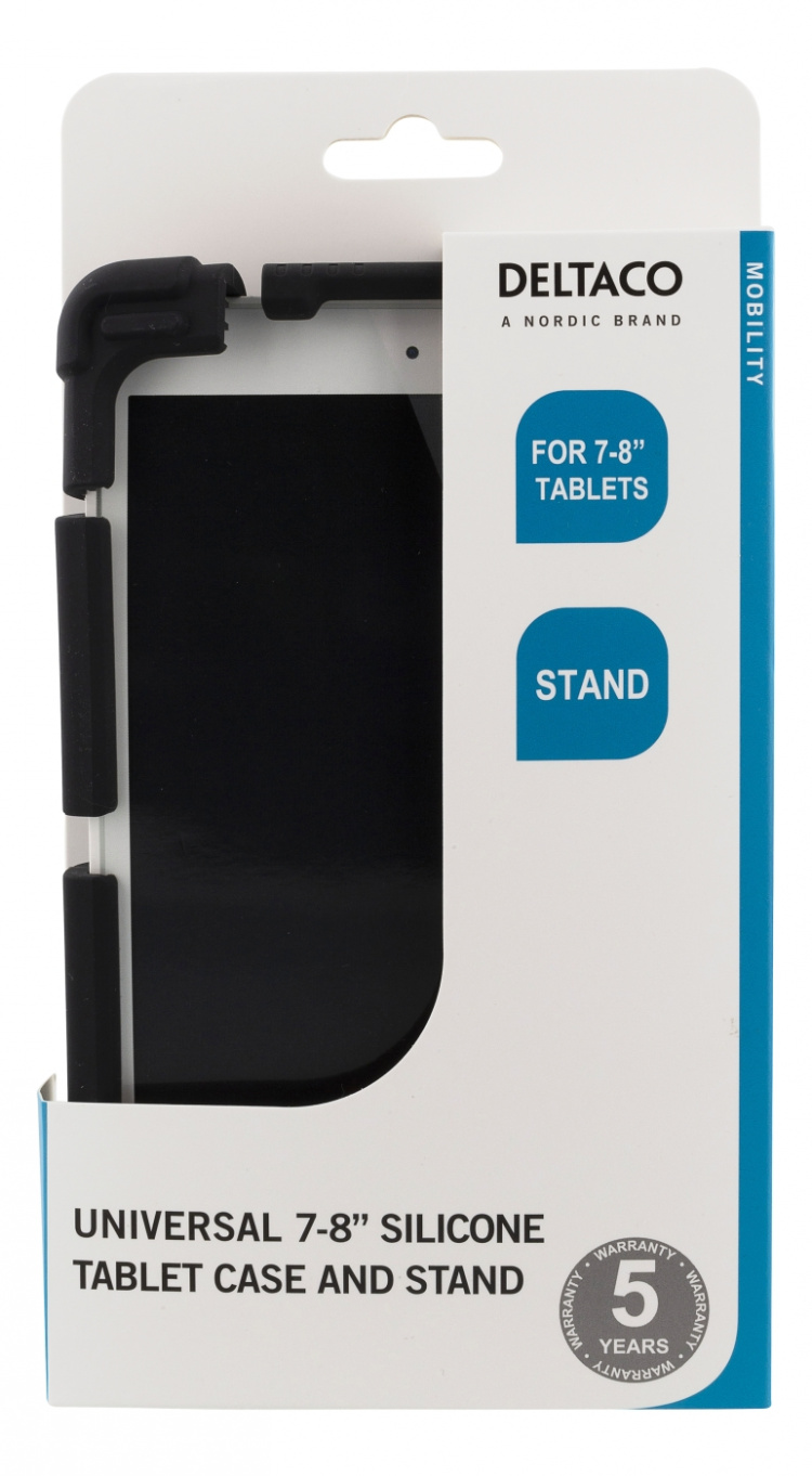 DELTACO case in silicone for 7-8