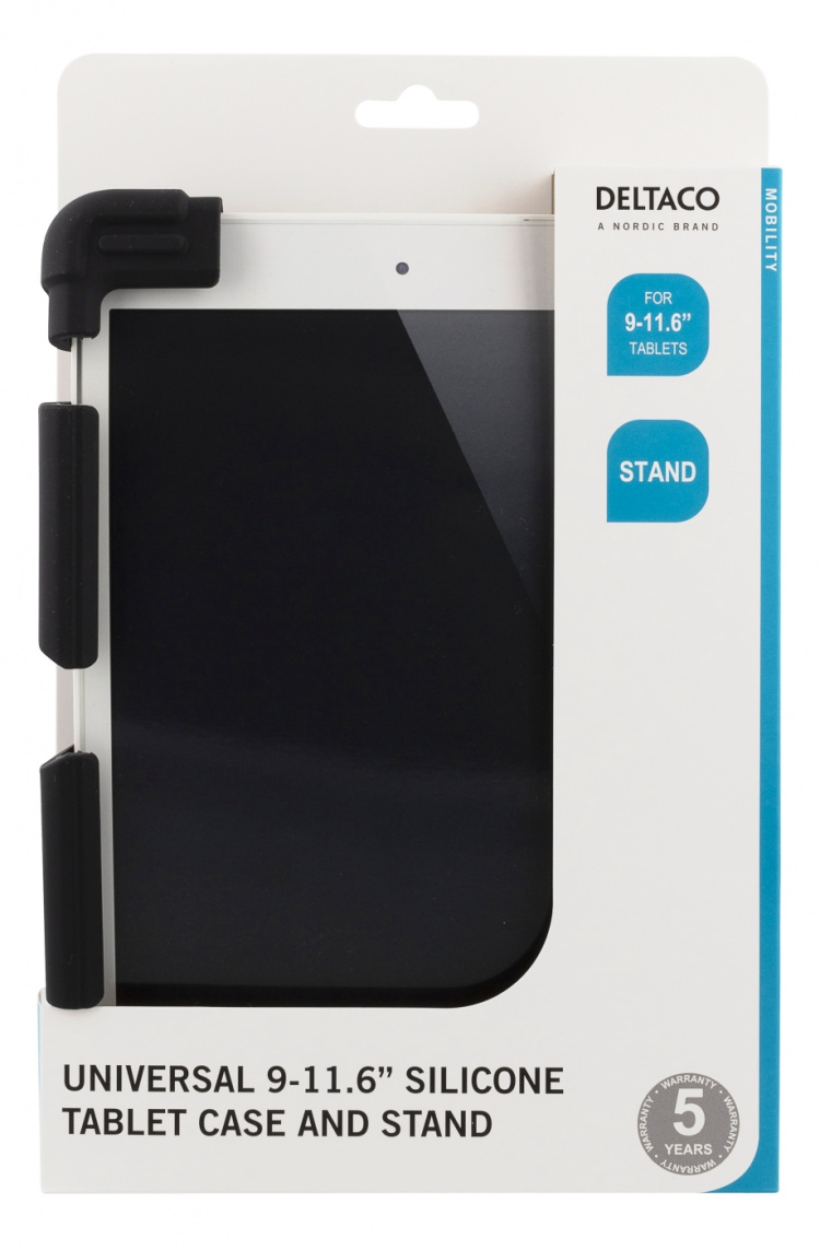 DELTACO case in silicone for 9-11,6 DELTACO case in silicone for 9-11,6