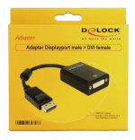 Delock Adapter Displayport 1.1 male > DVI female Passive black