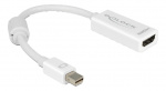 Delock Adapter mini Displayport 1.1 male > HDMI female Passive white