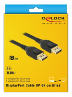 DisplayPort cable 8K 60 Hz 5m DP 8K certified
