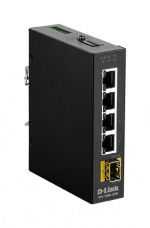 D-Link Switch, 5-Ports, Gigabit, Plug and play, SFP, black