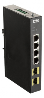 D-Link 4-port Gigabit Industrial Switch including 2 x 100/1000M SFP