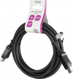 DELTACO DisplayPort cable, DP 1.4, 8K@60Hz, 1m, black