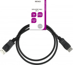 DELTACO DisplayPort cable, DP 1.4, 8K@60Hz, 1m, black