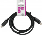 DELTACO DisplayPort cable, DP 1.4, 8K@60Hz, 1m, black